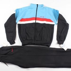 Vintage Adidas Spell Out New Warm Up Set Womens M